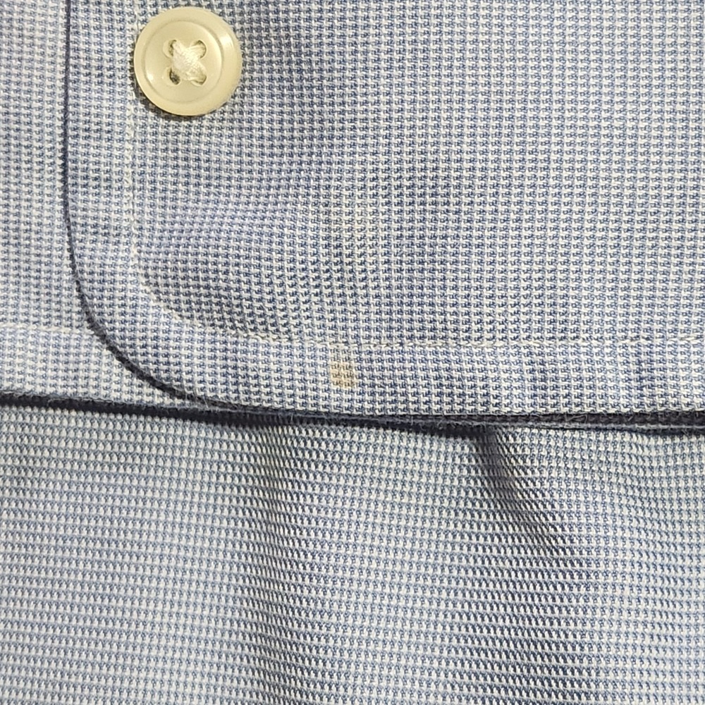 Ralph Lauren Men 17½ / 44 Light Blue Oxford Dress Shir Size 17 34/35 Classic Fit - Picture 6 of 7